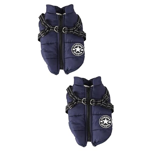 FOMIYES 2 Stücke Hund Warme Mantel Haustier Weste Hund Weste Haustier Kleidung Exquisite Design Komfortable Stilvolle FOMIYES 2 Stücke Hund Warme Mantel Haustier Weste Hund Weste Haustier Kleidung Exquisite Design Komfortable Stilvolle von FOMIYES