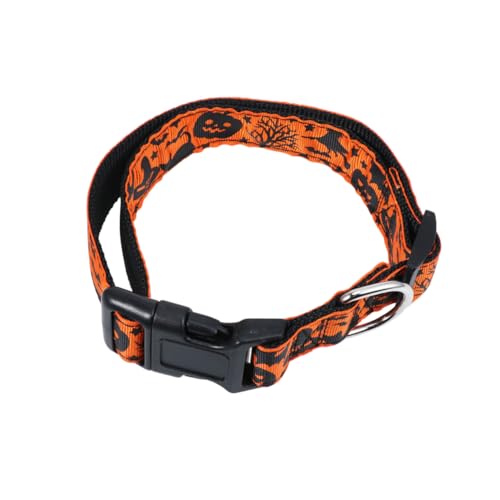 FOMIYES Halloween 2St Haustierhalsband für mittelgroße Hunde Welpenhalsband Halloween- für Hunde Welpen Hundehalsband Hundeleine Halsbandleine für Haustiere Haustier Hund Kürbis FOMIYES Halloween 2St Haustierhalsband für mittelgroße Hunde Welpenhalsband Halloween- für Hunde Welpen Hundehalsband Hundeleine Halsbandleine für Haustiere Haustier Hund Kürbis von FOMIYES