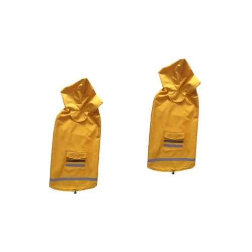 FOMIYES 2st Wimperntusche Hund Regen Slicker Hund Regenmantel Hundekleidung Haustier FOMIYES 2st Wimperntusche Hund Regen Slicker Hund Regenmantel Hundekleidung Haustier von FOMIYES