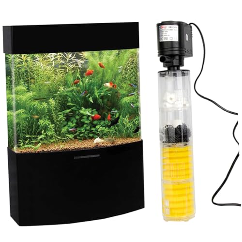 FOMIYES 3 1 Filter für Fischbecken Sieb Innenfilter Schwammfilter Aquariumfilter Aquarienfilter verdreifachen Filterschwamm Plastik von FOMIYES