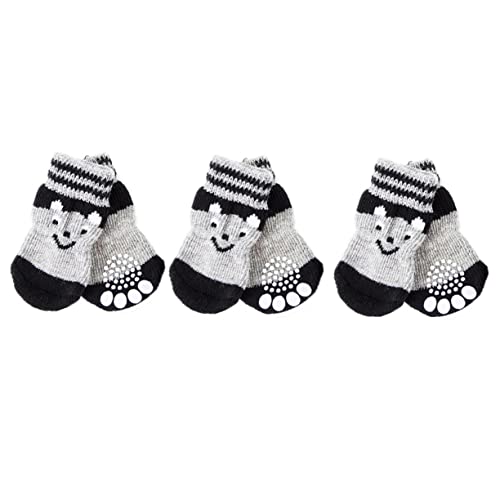 FOMIYES Haustiersocken Hundesocken Nicht für Den Innenbereich Pfotensocken für Hunde für Hartholzböden 3 Paar Set Größe XL FOMIYES Haustiersocken Hundesocken Nicht für Den Innenbereich Pfotensocken für Hunde für Hartholzböden 3 Paar Set Größe XL von FOMIYES