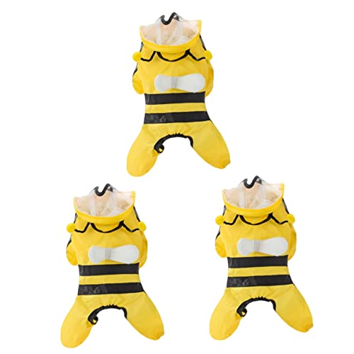 FOMIYES 3 Stück Vierbeiner Regenmantel Für Hunde Kragentasche Haustier Regenmantel Hunderegenjacke FOMIYES 3 Stück Vierbeiner Regenmantel Für Hunde Kragentasche Haustier Regenmantel Hunderegenjacke von FOMIYES
