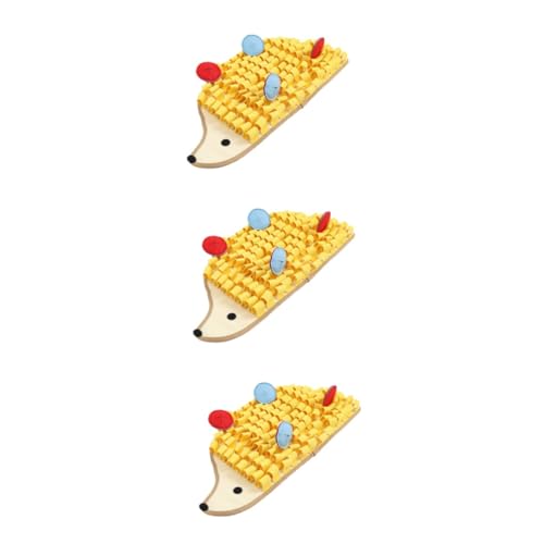 FOMIYES 3 STK Riechkissen Schnüffelkissen Schnüffelmatte Für Haustiere Hündchenspielzeug Puzzle-Spielzeug Für Welpen Riechen Matte Hundenasentraining Filzstoff Der Hund Spielzeugmatte von FOMIYES