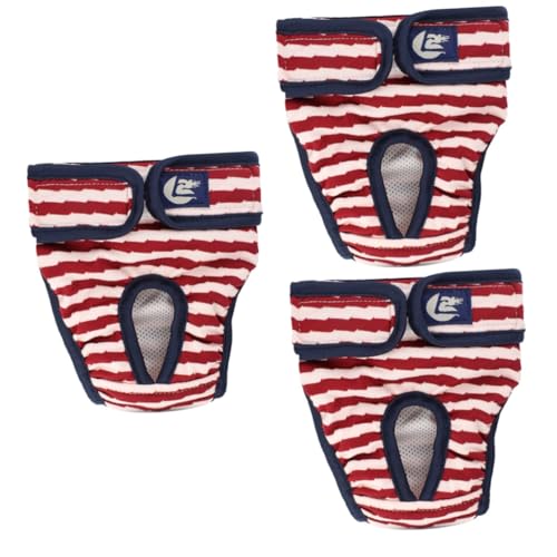 FOMIYES 3 STK Wiederverwendbare Hundewindeln Welpenwindeln Windeln Für Hunde Kleine Hunde-Outfits Hundeunterwäsche Katzen Windeln Physiologische Hosen Dessous-kostü Kätzchen Hündin FOMIYES 3 STK Wiederverwendbare Hundewindeln Welpenwindeln Windeln Für Hunde Kleine Hunde-Outfits Hundeunterwäsche Katzen Windeln Physiologische Hosen Dessous-kostü Kätzchen Hündin von FOMIYES