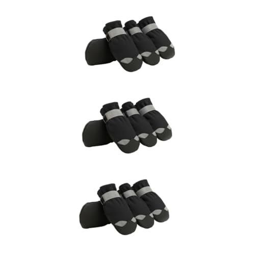 FOMIYES 3 Sätze Haustier wasserdichte Schuhe Sockenschuhe rutschfest Wasserdichter Hund Nylon FOMIYES 3 Sätze Haustier wasserdichte Schuhe Sockenschuhe rutschfest Wasserdichter Hund Nylon von FOMIYES