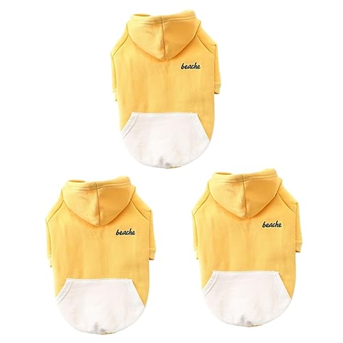 FOMIYES 3 Sets Hundekleidung Warmer Hundemantel Mit Kapuze Bequeme Hundekleidung Aus Baumwolle Für Den Täglichen Gebrauch Stilvolles Welpen-Outfit Heimtierbedarf FOMIYES 3 Sets Hundekleidung Warmer Hundemantel Mit Kapuze Bequeme Hundekleidung Aus Baumwolle Für Den Täglichen Gebrauch Stilvolles Welpen-Outfit Heimtierbedarf von FOMIYES