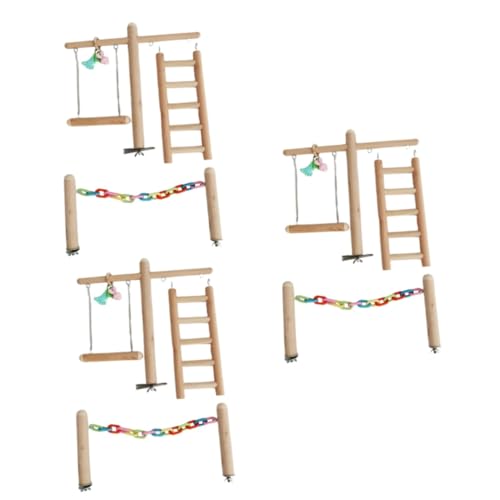 FOMIYES 3 Sätze Jaulas para Pajaros Periquitos Hängender Glockenhaustiervogel Holzspielzeug Kauspielzeug Vogelkäfige Für Sittiche Vögel Reißen Spielzeug Spielzeuge Bambus Beissen Papagei FOMIYES 3 Sätze Jaulas para Pajaros Periquitos Hängender Glockenhaustiervogel Holzspielzeug Kauspielzeug Vogelkäfige Für Sittiche Vögel Reißen Spielzeug Spielzeuge Bambus Beissen Papagei von FOMIYES