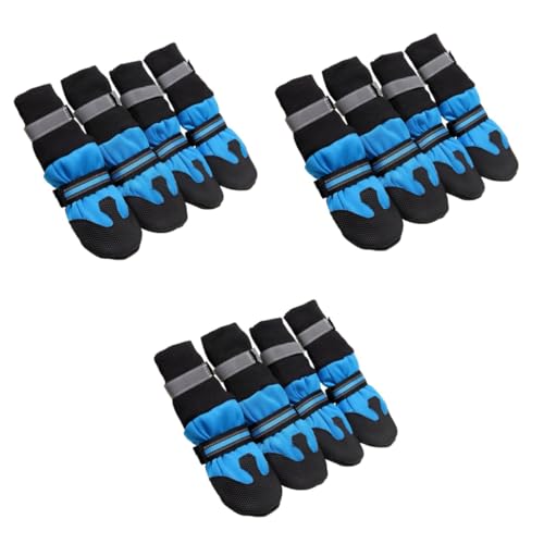 FOMIYES 3 Sets Stilvolle Hundestiefel Warme Haustierschuhe - Sohle Bequeme Laufschuhe Für Hunde FOMIYES 3 Sets Stilvolle Hundestiefel Warme Haustierschuhe - Sohle Bequeme Laufschuhe Für Hunde von FOMIYES