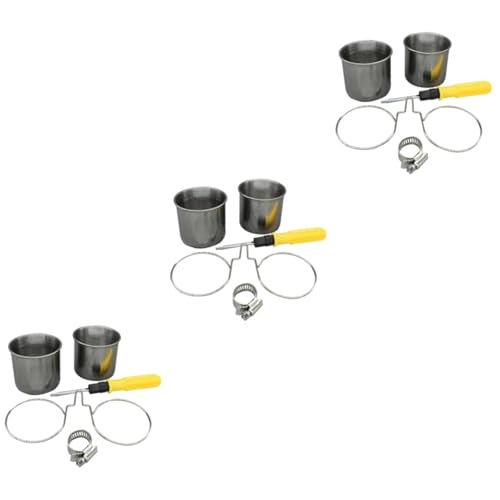 FOMIYES 3 Sätze Vogel Futter Box Futter Becher Einwegrasierer Rostfreier Stahl Füttern Lebensmittel Reisen FOMIYES 3 Sätze Vogel Futter Box Futter Becher Einwegrasierer Rostfreier Stahl Füttern Lebensmittel Reisen von FOMIYES