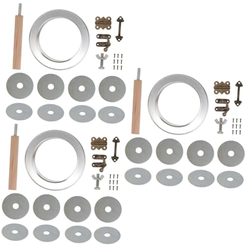 FOMIYES 3 Sets Zucht Box Papagei Zubehör Nest Scharnier Horn Taste Stehen Bar Für Papageien Paarung Box von FOMIYES