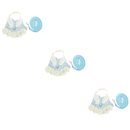 FOMIYES 3 Sets Bunny Und Set Entzückende Dekorative Kleid Leichte Waschbar Ihr Haustier Charme von FOMIYES