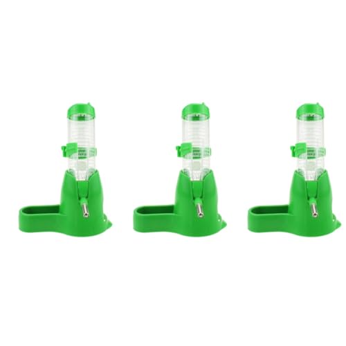 FOMIYES 3St Trinkbrunnen aus Kunststoff für kleine Haustier-Wasserflaschen Schwerkraft-Futterspender für Haustiere Hasen-Wasserflasche Hamster wasserspender Hamster Tränke Wiederverwendbar von FOMIYES