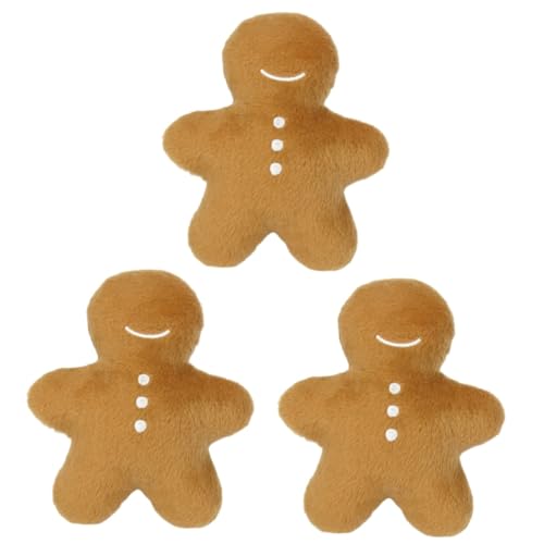 FOMIYES 3 Stücke Lebkuchenmann Hund Quietsche Spielzeug Weihnachten Haustier Plüsch Hund Kauen Spielzeug Hundespielzeug Haustier Plüsch Spielzeug Hundespielzeug FOMIYES 3 Stücke Lebkuchenmann Hund Quietsche Spielzeug Weihnachten Haustier Plüsch Hund Kauen Spielzeug Hundespielzeug Haustier Plüsch Spielzeug Hundespielzeug von FOMIYES