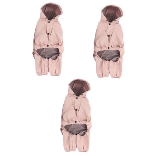 FOMIYES 3 Stücke Reflektierende Haustier Hund Jacke Welpen Regenmantel Für Komfortable Modische Hund Kleidung FOMIYES 3 Stücke Reflektierende Haustier Hund Jacke Welpen Regenmantel Für Komfortable Modische Hund Kleidung von FOMIYES