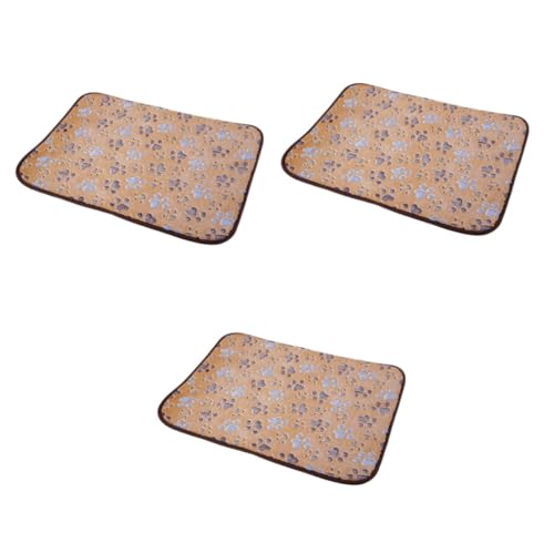 FOMIYES 3-teilige Haustiermatte Zum Kühlen Von Hundedecken Doppelseitiges Haustierbett Tragbare Kühlmatte Größe Kaffee FOMIYES 3-teilige Haustiermatte Zum Kühlen Von Hundedecken Doppelseitiges Haustierbett Tragbare Kühlmatte Größe Kaffee von FOMIYES