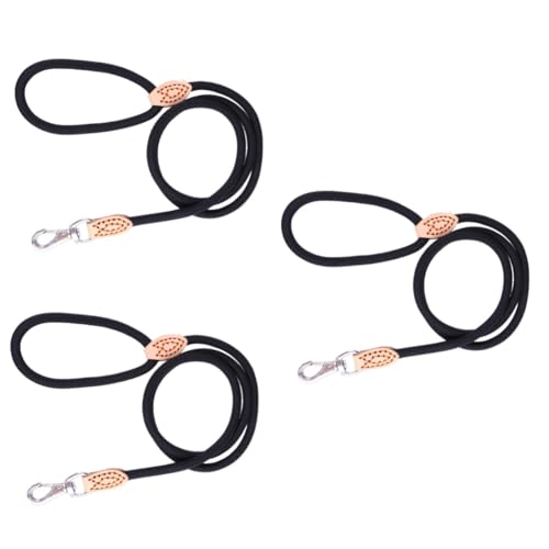 FOMIYES 3 Stück Robuste Hundeleinen Nylon-trainingsleine Für Hunde 1 cm X 1 25 M Schwarze Kletterseilleine Mit Stabilem Metallverschluss FOMIYES 3 Stück Robuste Hundeleinen Nylon-trainingsleine Für Hunde 1 cm X 1 25 M Schwarze Kletterseilleine Mit Stabilem Metallverschluss von FOMIYES