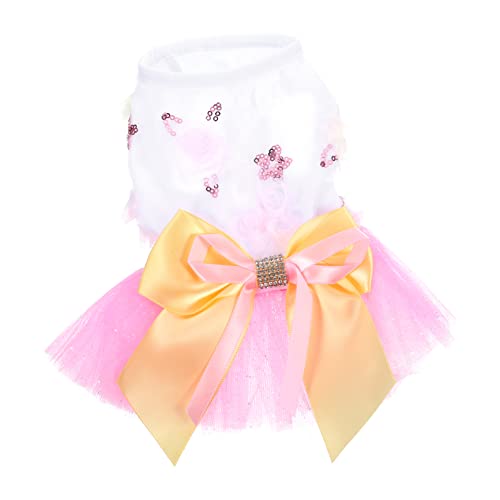 FOMIYES 3St Hund Prinzessin Kleid Welpe Tutu-Rock Sommer-Hundekleidung für Hunde Spitzenkleider Pullover Kleid Hundekleid für Mädchen kleine hundekleider Haustier Prinzessinenkleid von FOMIYES