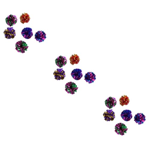 FOMIYES 30 STK aus Papier Papierball Spielzeugball Trainingsspielzeug für Katzen Polyester-Spielball Spielzeuge Ballspielzeug für Katzen Katzenspielzeug die Katze Rasselkugel Film FOMIYES 30 STK aus Papier Papierball Spielzeugball Trainingsspielzeug für Katzen Polyester-Spielball Spielzeuge Ballspielzeug für Katzen Katzenspielzeug die Katze Rasselkugel Film von FOMIYES