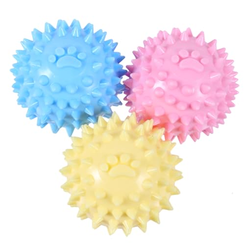 FOMIYES 3St Ball zur Zahnreinigung unverwüstlicher Hundeball Zahnreinigungsspielzeug für Haustiere Spielzeuge Hundespielzeug Backenzahnspielzeug für Haustiere hohl Dornkugel TPR FOMIYES 3St Ball zur Zahnreinigung unverwüstlicher Hundeball Zahnreinigungsspielzeug für Haustiere Spielzeuge Hundespielzeug Backenzahnspielzeug für Haustiere hohl Dornkugel TPR von FOMIYES