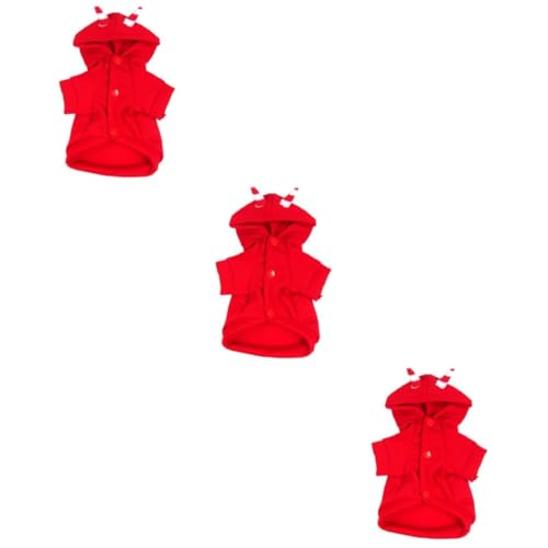 FOMIYES Welpenkleidung 3St Hundebekleidung für den Winter kleine Hundemäntel für den Winter Welpe warme Hoodies Hunde-Hoodie Hundekleidung Herbst und Winter Zubehör Mantel Jacke mit Hut FOMIYES Welpenkleidung 3St Hundebekleidung für den Winter kleine Hundemäntel für den Winter Welpe warme Hoodies Hunde-Hoodie Hundekleidung Herbst und Winter Zubehör Mantel Jacke mit Hut von FOMIYES