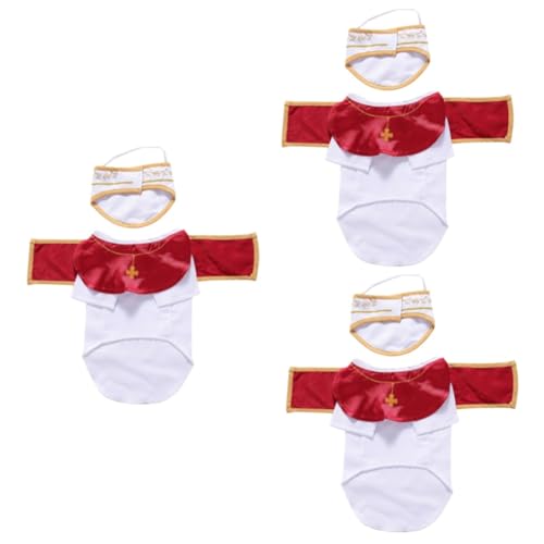 FOMIYES 3-teiliges Hunde-Party-Outfit „patenkostüm“ Größe L Modisch Langlebige Haustierkleidung FOMIYES 3-teiliges Hunde-Party-Outfit „patenkostüm“ Größe L Modisch Langlebige Haustierkleidung von FOMIYES