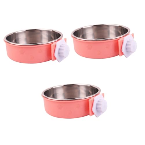 FOMIYES 3 Stücke Hund Katze Feeder Edelstahl Käfig Coop Schüssel Tragbare Pet Schüssel Abnehmbare Hunde Schüssel Pet Supplies Größe FOMIYES 3 Stücke Hund Katze Feeder Edelstahl Käfig Coop Schüssel Tragbare Pet Schüssel Abnehmbare Hunde Schüssel Pet Supplies Größe von FOMIYES