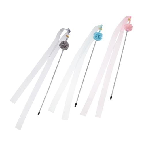 FOMIYES Kätzchen Spielzeug Katze Spielzeug auf String Interaktive Katze Spielzeug Bänder Pet Teasing Stick FOMIYES Kätzchen Spielzeug Katze Spielzeug auf String Interaktive Katze Spielzeug Bänder Pet Teasing Stick von FOMIYES