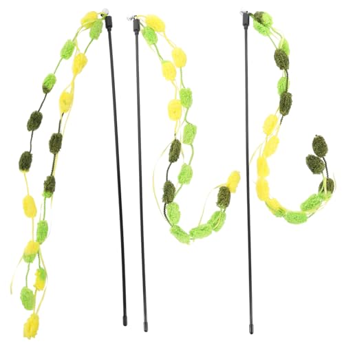 FOMIYES 3er-Pack Katzenspielzeug Interaktives Katzenspielzeug in Form Farbiger Stäbchen für Hauskatzen FOMIYES 3er-Pack Katzenspielzeug Interaktives Katzenspielzeug in Form Farbiger Stäbchen für Hauskatzen von FOMIYES