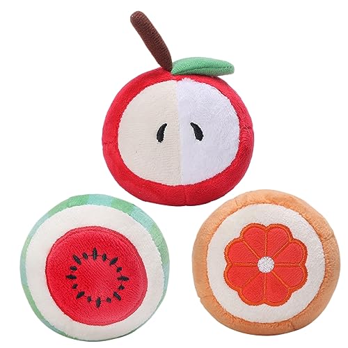 FOMIYES 3stücke Haustier Spielzeug Kauspielzeug Für Hunde Molar-Biss Spielzeug Zur Zahnpflege Inklusive Apfel Orange Und Wassermelone Fördert Gesundes Kauverhalten Und Beschäftigung FOMIYES 3stücke Haustier Spielzeug Kauspielzeug Für Hunde Molar-Biss Spielzeug Zur Zahnpflege Inklusive Apfel Orange Und Wassermelone Fördert Gesundes Kauverhalten Und Beschäftigung von FOMIYES