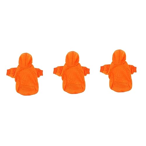 FOMIYES 3St Herbstoutfit Taschenkleidung orangefarbene Kleidung Perlmutt Lipgloss drucklos Haustier-Hoodie für den Winter Haustierkleidung Warmes Kostü für Hund Erdfarben einstellen FOMIYES 3St Herbstoutfit Taschenkleidung orangefarbene Kleidung Perlmutt Lipgloss drucklos Haustier-Hoodie für den Winter Haustierkleidung Warmes Kostü für Hund Erdfarben einstellen von FOMIYES