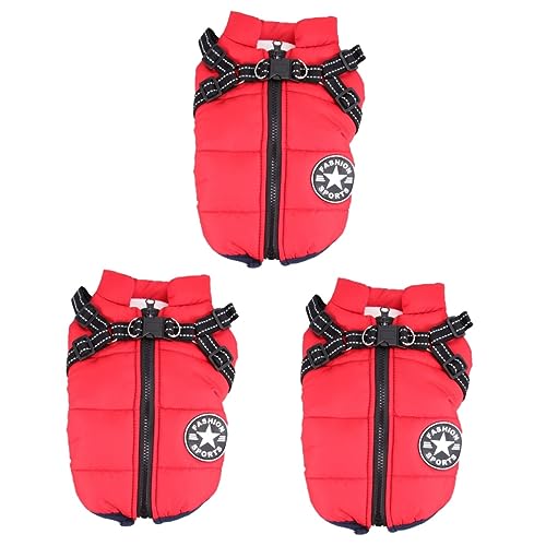 FOMIYES 3-teiliges Haustier-Kleidungsset Für Hunde Hundeweste Weste Für Haustiere Warme Weste Bequem Für Outdoor-aktivitäten FOMIYES 3-teiliges Haustier-Kleidungsset Für Hunde Hundeweste Weste Für Haustiere Warme Weste Bequem Für Outdoor-aktivitäten von FOMIYES