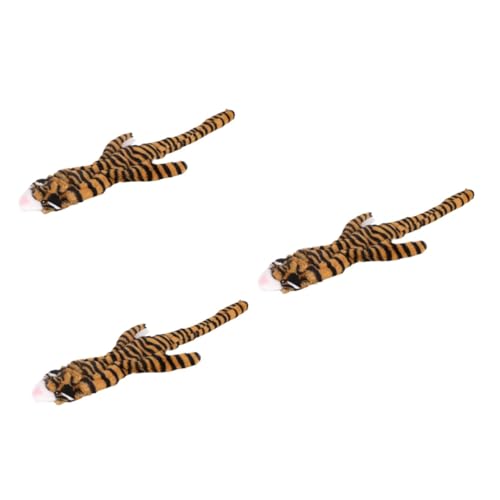 FOMIYES 3 Stücke Realistische Flache Tiger Plüsch Hund Spielzeug Quietschende Hund Quietschende Spielzeug Für Hunde Katzen FOMIYES 3 Stücke Realistische Flache Tiger Plüsch Hund Spielzeug Quietschende Hund Quietschende Spielzeug Für Hunde Katzen von FOMIYES