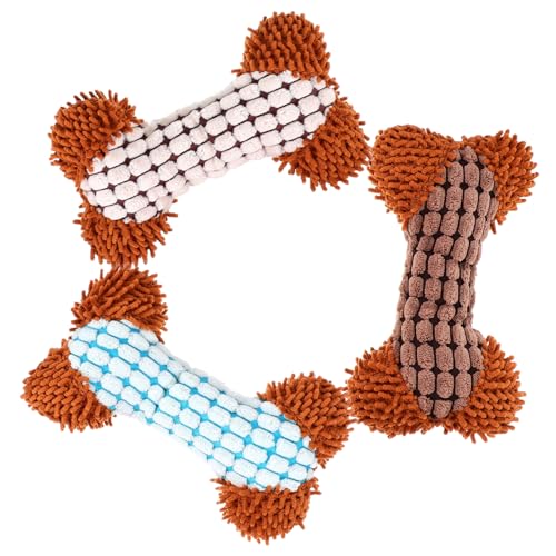 FOMIYES 3 Stücke Hund Quietschende Spielzeug Für Hunde Kauen Zahnen Interaktive Plüsch Hund Spielzeug Set FOMIYES 3 Stücke Hund Quietschende Spielzeug Für Hunde Kauen Zahnen Interaktive Plüsch Hund Spielzeug Set von FOMIYES