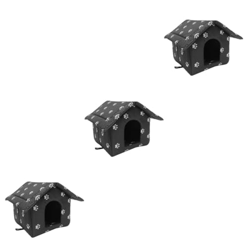 FOMIYES 3 Stücke Wetterfeste Katze Häuser Für Outdoor Pet Shelter Bequeme Bett Für Katzen Katze Outdoor Wetterfeste FOMIYES 3 Stücke Wetterfeste Katze Häuser Für Outdoor Pet Shelter Bequeme Bett Für Katzen Katze Outdoor Wetterfeste von FOMIYES