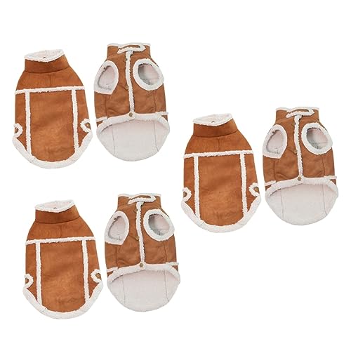 FOMIYES 3-teiliges Outfit Für Hunde Modischer Warmer Wildledermantel Im Englischen Stil Bequem Und Langlebig FOMIYES 3-teiliges Outfit Für Hunde Modischer Warmer Wildledermantel Im Englischen Stil Bequem Und Langlebig von FOMIYES