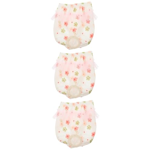 FOMIYES 3St physiologische Hosen für Haustiere Hündin Windeln Kätzchen-Unterwäsche waschbar Unterhosen Hygienewindel für Hunde Welpenwindel der Hund Höschen Kleidung Sanitärhosen Polyester FOMIYES 3St physiologische Hosen für Haustiere Hündin Windeln Kätzchen-Unterwäsche waschbar Unterhosen Hygienewindel für Hunde Welpenwindel der Hund Höschen Kleidung Sanitärhosen Polyester von FOMIYES