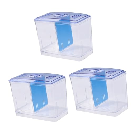 FOMIYES 3 Stücke Fisch Zucht Inkubator Box Aquarium Fisch Züchter Box Schlüpfen Box Sicher Praktische Fisch Lebensraum von FOMIYES