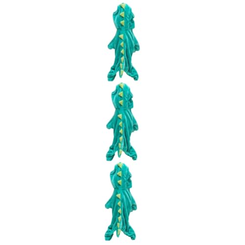 FOMIYES 3 Stücke Haustier Halloween Kostüm Hund Velours Vierbein Dinosaurier Haustierbedarf Bequem Atmungsaktiv Grün S FOMIYES 3 Stücke Haustier Halloween Kostüm Hund Velours Vierbein Dinosaurier Haustierbedarf Bequem Atmungsaktiv Grün S von FOMIYES