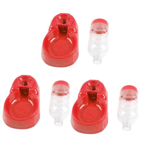FOMIYES 3St pet Water Bowl pet Supplies katzenwasserbrunnen haustierbedarf Werkzeuge Trinkbrunnen für Haustiere Wasserspender für Katzen Haustier-Trinkwerkzeug doppelter Zweck Zubringer von FOMIYES