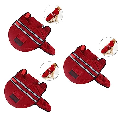 FOMIYES Haustierkleidung 3st Golden Retriever Kleine Tasche Welpen Warmer Mantel Labrador Hundemantel Jacke Der Hund Rot Kleidung Winterkleidung FOMIYES Haustierkleidung 3st Golden Retriever Kleine Tasche Welpen Warmer Mantel Labrador Hundemantel Jacke Der Hund Rot Kleidung Winterkleidung von FOMIYES