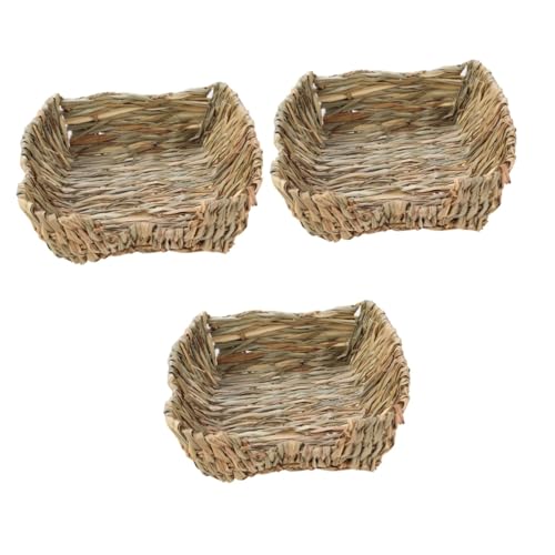 FOMIYES 3St haustierbett pet Bed Meerschweinchenbett haustierfeldbett erdbeeren Kleintier zubehör Kleintierzubehör erdbeerreifer petbett Haustierzubehör Hamsternest Igel Grasnest Hölzern FOMIYES 3St haustierbett pet Bed Meerschweinchenbett haustierfeldbett erdbeeren Kleintier zubehör Kleintierzubehör erdbeerreifer petbett Haustierzubehör Hamsternest Igel Grasnest Hölzern von FOMIYES