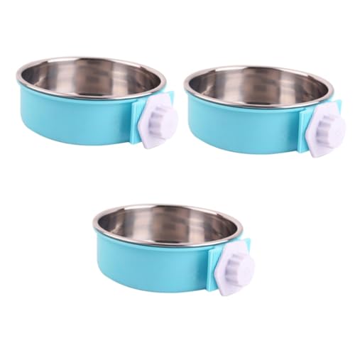 FOMIYES 3 Stücke Abnehmbare Pet Schüssel Edelstahl Hund Katze Wasser Schüssel Käfig Coop Schüssel Tragbare FOMIYES 3 Stücke Abnehmbare Pet Schüssel Edelstahl Hund Katze Wasser Schüssel Käfig Coop Schüssel Tragbare von FOMIYES