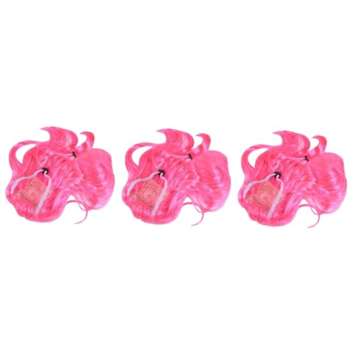 FOMIYES 3 Stücke Modische Hund Kopfbedeckungen Haustier Perücke Haustier Kostüme Haar Zubehör Entzückende Design Für Outdoor FOMIYES 3 Stücke Modische Hund Kopfbedeckungen Haustier Perücke Haustier Kostüme Haar Zubehör Entzückende Design Für Outdoor von FOMIYES