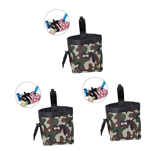 FOMIYES 3 Stücke Hund Leckerli Tasche Pet Training Leckerli Beutel Gürtel Clip Einfach Verschluss Tool Grün FOMIYES 3 Stücke Hund Leckerli Tasche Pet Training Leckerli Beutel Gürtel Clip Einfach Verschluss Tool Grün von FOMIYES