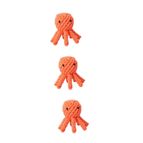 FOMIYES 3stücke Funny Bite Spielzeug Für Hunde Und Katzen Octopus Kauspielzeug Baumwolle Zähneputzen Und Fördert Aktives Verhalten Orange FOMIYES 3stücke Funny Bite Spielzeug Für Hunde Und Katzen Octopus Kauspielzeug Baumwolle Zähneputzen Und Fördert Aktives Verhalten Orange von FOMIYES