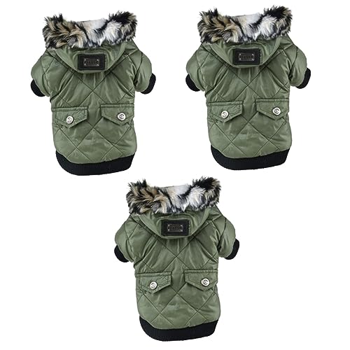 FOMIYES 3-teiliges Langlebiges Haustier-Kleidungsset Für Hunde Wintermantel Mit Reißverschluss Modisch Und Bequem Für Outdoor-aktivitäten FOMIYES 3-teiliges Langlebiges Haustier-Kleidungsset Für Hunde Wintermantel Mit Reißverschluss Modisch Und Bequem Für Outdoor-aktivitäten von FOMIYES