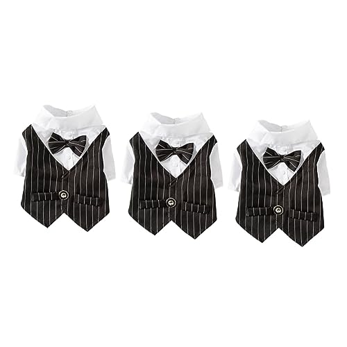 FOMIYES 3St Welpen-Outfits Kleidung für Haustierkostüme Kleidung für kleine Hunde kleine Hunde-Outfits Hundeanzug Pet-Anzug-Kostü Party-Hundekleid Frühling und Sommer Haustieranzug Shirt FOMIYES 3St Welpen-Outfits Kleidung für Haustierkostüme Kleidung für kleine Hunde kleine Hunde-Outfits Hundeanzug Pet-Anzug-Kostü Party-Hundekleid Frühling und Sommer Haustieranzug Shirt von FOMIYES