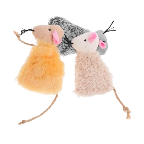 FOMIYES Katzenspielzeug – 3er-Set Kuscheltier Katze Plüschtier Kätzchen Katzenspielzeug Für Haustiere Interaktives Spielzeug Für Hauskatzen FOMIYES Katzenspielzeug – 3er-Set Kuscheltier Katze Plüschtier Kätzchen Katzenspielzeug Für Haustiere Interaktives Spielzeug Für Hauskatzen von FOMIYES