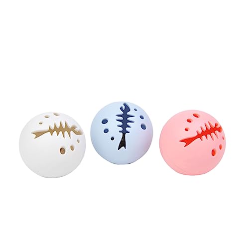 FOMIYES 3 Stücke Katze Spielzeug Bälle Glocke Interaktive Kätzchen Spielen Katze Spielzeug für Spielen FOMIYES 3 Stücke Katze Spielzeug Bälle Glocke Interaktive Kätzchen Spielen Katze Spielzeug für Spielen von FOMIYES