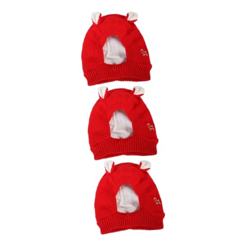 FOMIYES 3 Stücke Haustier Gestrickte Hut Bunny Ohr Komfortable Hund Kopfschmuck Für FOMIYES 3 Stücke Haustier Gestrickte Hut Bunny Ohr Komfortable Hund Kopfschmuck Für von FOMIYES